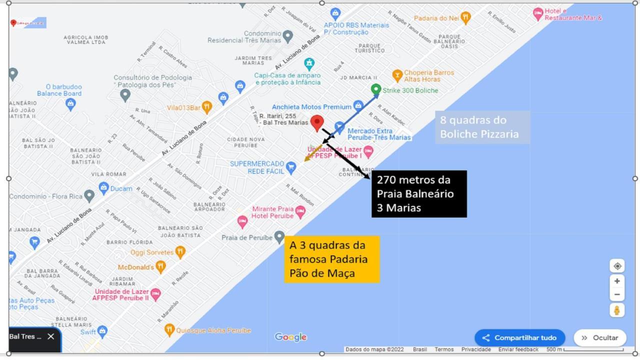 Casa Completa Com Piscina A 300 Metros Do Mar Villa Peruíbe Eksteriør bilde